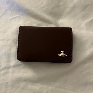 Vivienne Westwood Brown orb Card Holder / Wallet